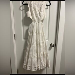 Zimmermann cassia yoke dress in Linen Size ：0P